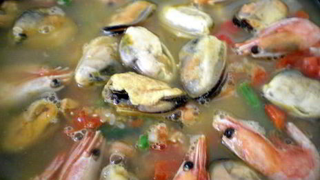 паэлья с морепродуктами