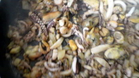 паэлья с морепродуктами