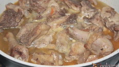 пилав из курятины с булгуром и нутом