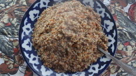 плов из гречки по-русски