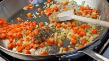 плов из киноа с грибами