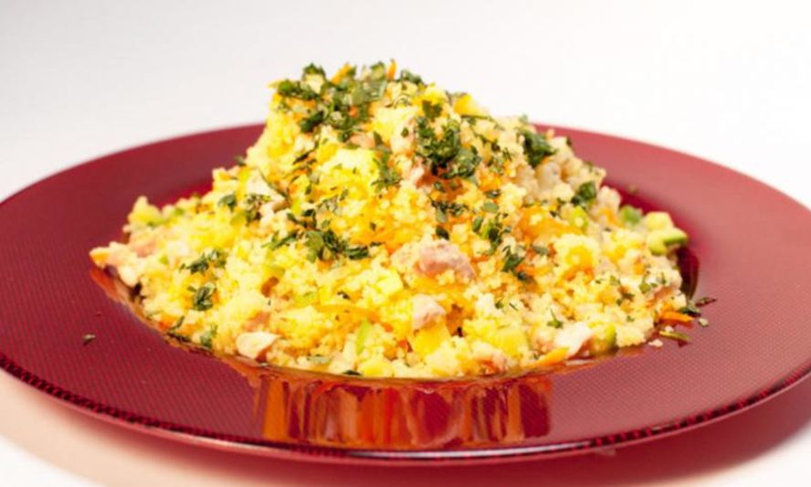 Рецепт плова из кускуса с кроликом