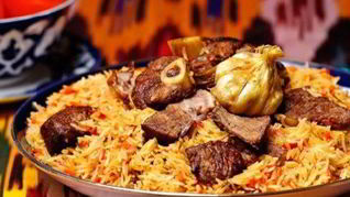 Плов из свинины, баранины и курицы в мультиварке