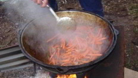 плов на костре