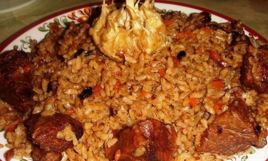 Рецепт плова с чесноком