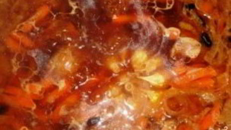 плов с чесноком