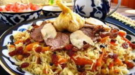 плов с изюмом