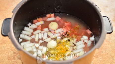 плов с куриными ножками в мультиварке