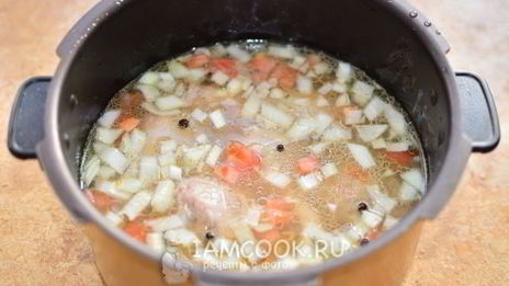 плов с куриными ножками в мультиварке