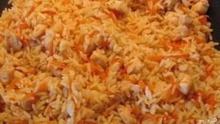 Плов с курицей в кастрюле