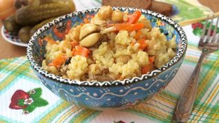 Плов с нутом