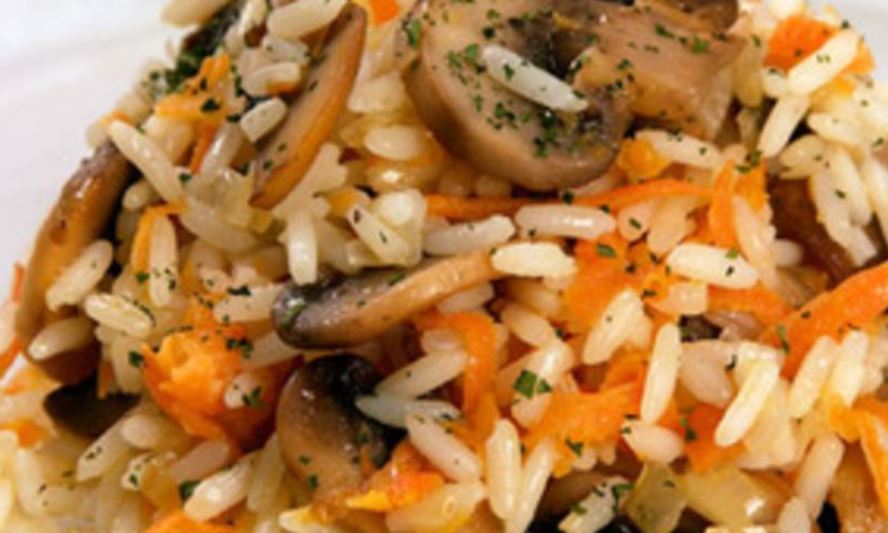 Рецепт плова с шампиньонами