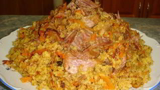 Плов узбекский с бараниной