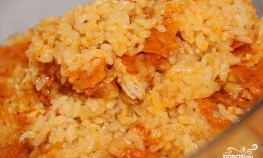 Рецепт плова в микроволновке с курицей