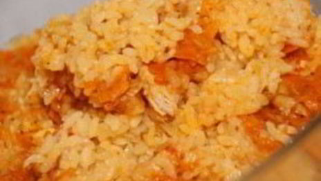 плов в микроволновке с курицей