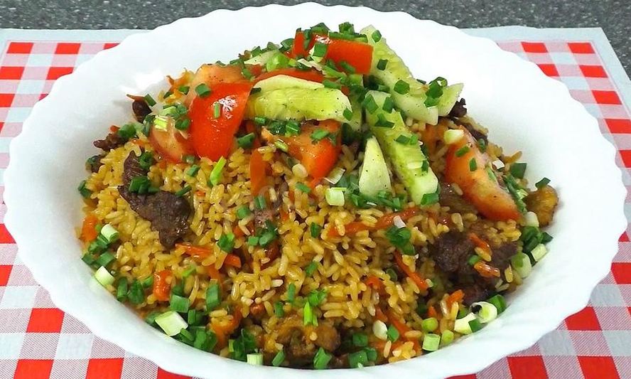 Рецепт плова в сковороде вок