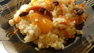 Постный фруктовый плов