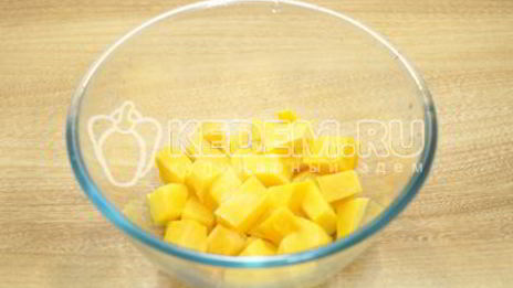 постный плов с тыквой и фасолью