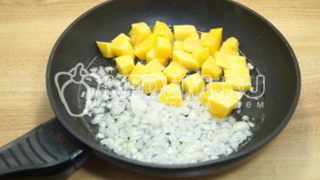 постный плов с тыквой и фасолью