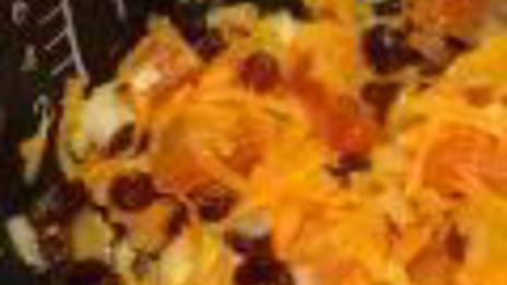 сладкий плов с тыквой и сухофруктами