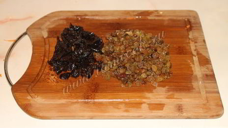 сладкий постный плов