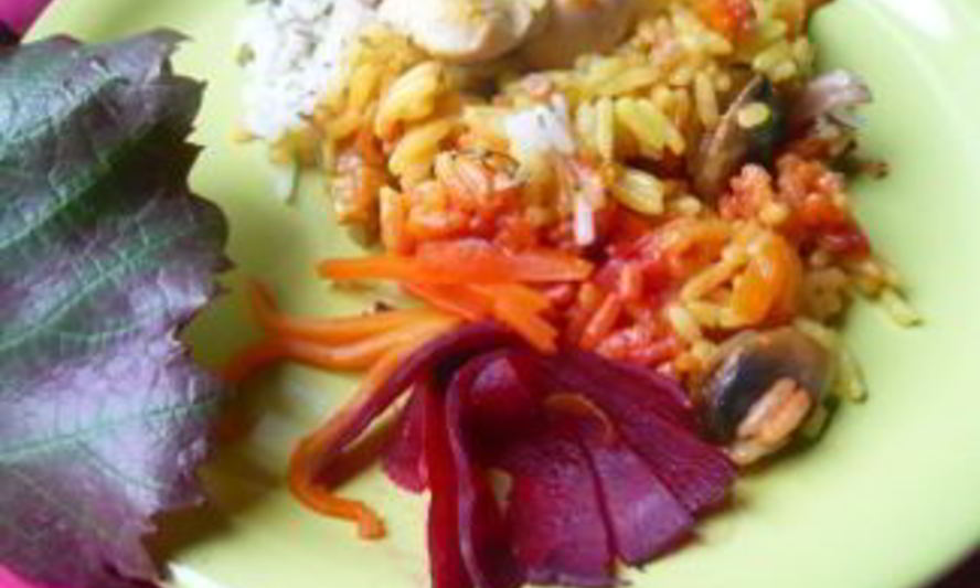 Рецепт трехцветного плова