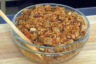 Вегетарианский плов с тофу