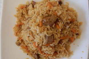 Вкусный плов со свининой