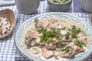 Фрикасе из курицы с грибами