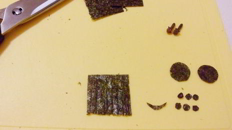 фрикасе из курицы с рисовым медвежонком