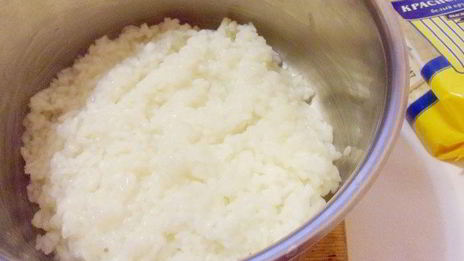 фрикасе из курицы с рисовым медвежонком