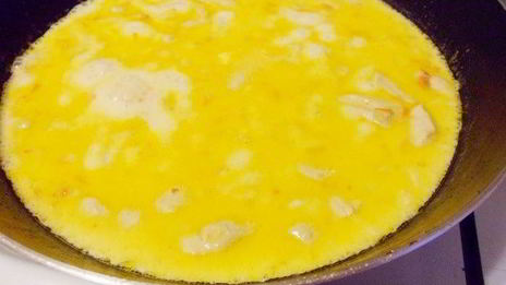 фрикасе из курицы с рисовым медвежонком