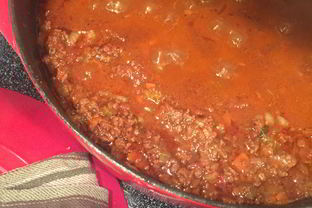 Мясное рагу Болоньезе