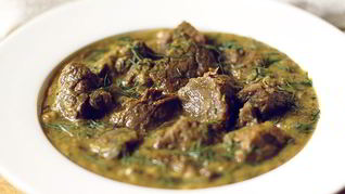 Оленье рагу с тмином и укропом