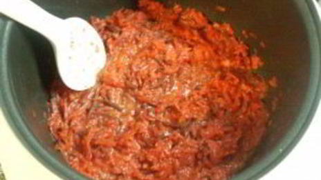 овощное рагу к макаронам