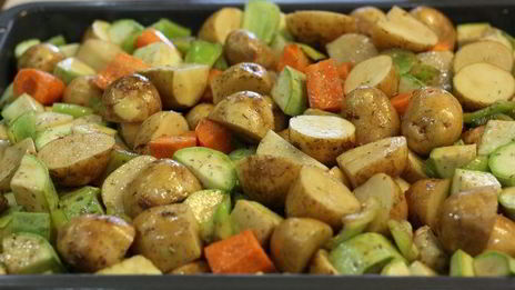 овощное рагу — постное блюдо