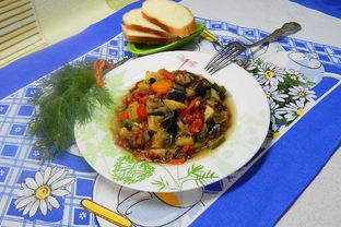 Овощное рагу с баклажанами в мультиварке