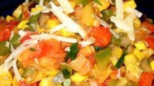 Овощное рагу с баклажанами