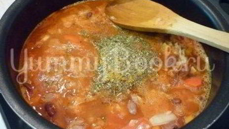 овощное рагу с фасолью