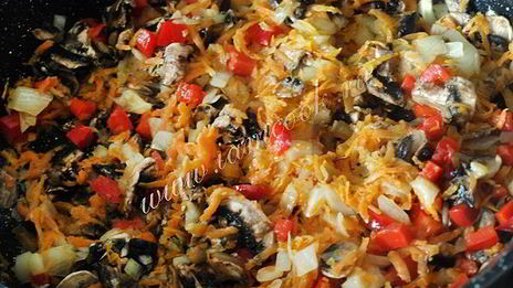 овощное рагу с грибами