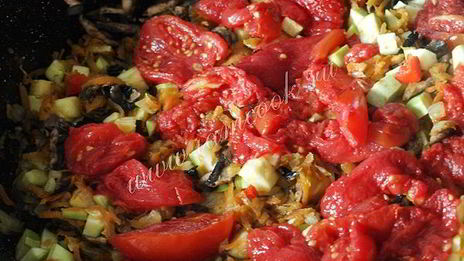 овощное рагу с грибами