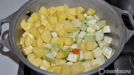 овощное рагу с индейкой