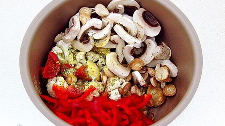 овощное рагу с курицей в мультиварке