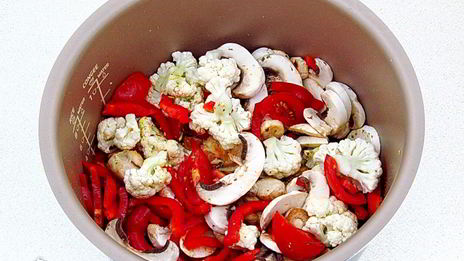 овощное рагу с курицей в мультиварке