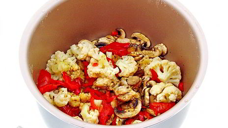 овощное рагу с курицей в мультиварке