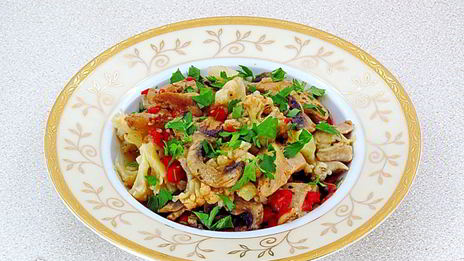 овощное рагу с курицей в мультиварке