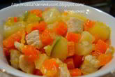 Овощное рагу с курицей