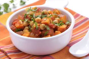 Овощное рагу с нутом