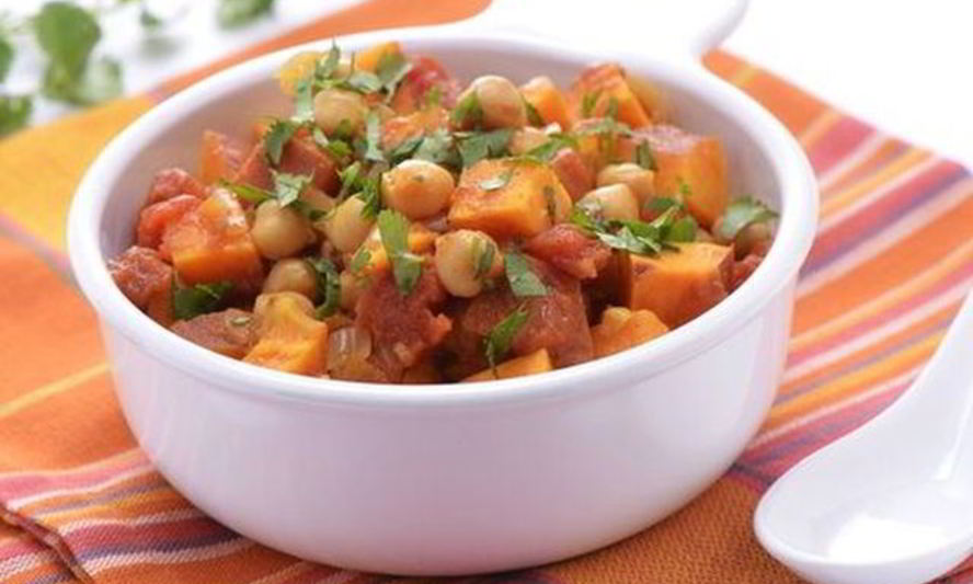 Рецепт овощного рагу с нутом