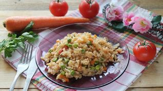 Овощное рагу с рисом